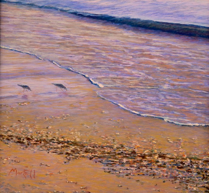 Donna Martell, "Evening Patrol", pastel, $1,500