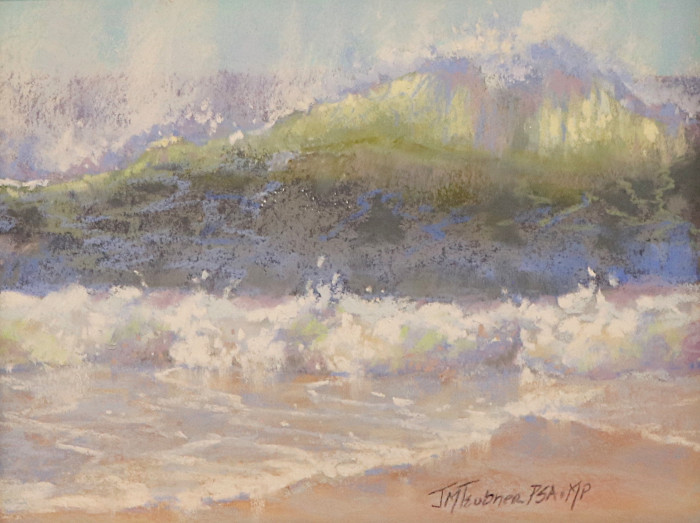 Jane McGraw-Teubner, "North Wind, South Shore", pastel, $700