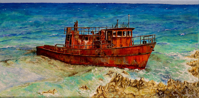 Greg Murry, "Trust in God", acrylic, $600