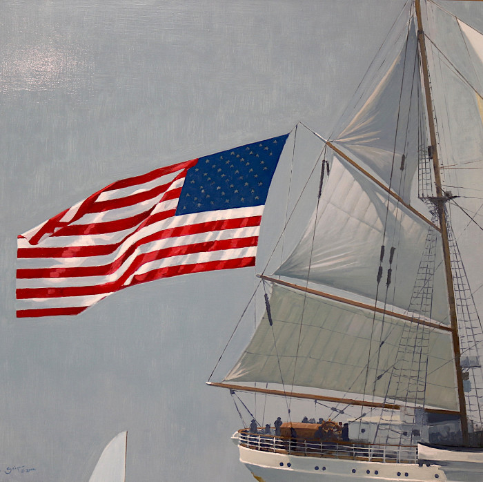Polly Seip, "American Glory", oil, $5,500