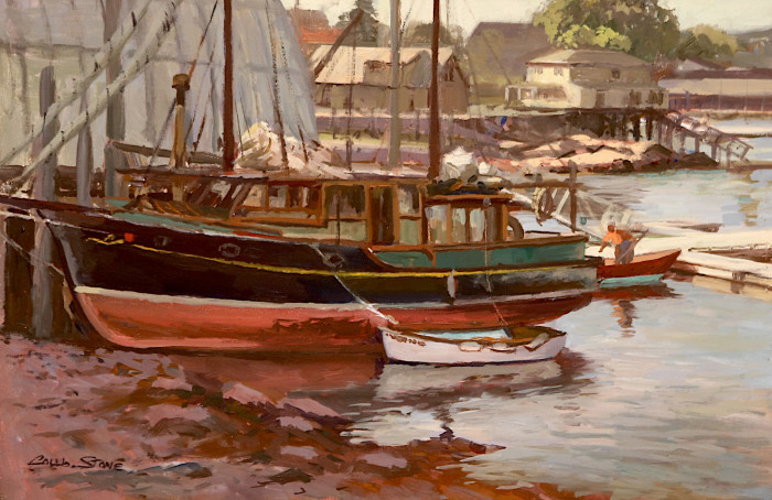 Caleb Stone, "Low Ride, Smith Cove", oil, $3,600
