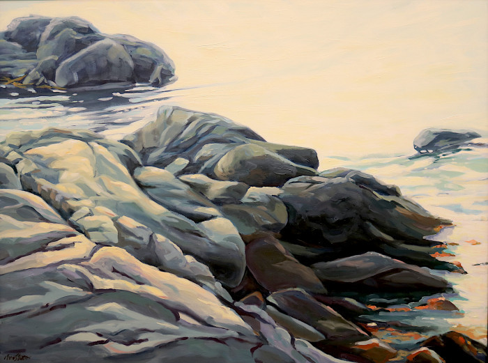 Mona Stratos, "Sentry", oil, $4,200