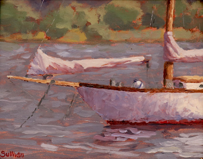 Shawn Sullivan, "Ready to Sail", oil, $600