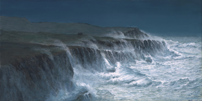 Len Swec, "Irish Storm", acrylic, $2,000
