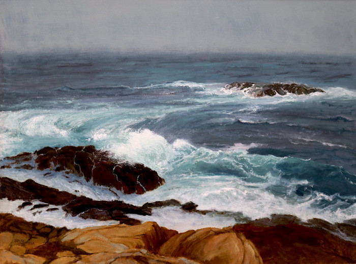 Laureen Hylka Wondolowski, "Turbulence", oil, $5,200