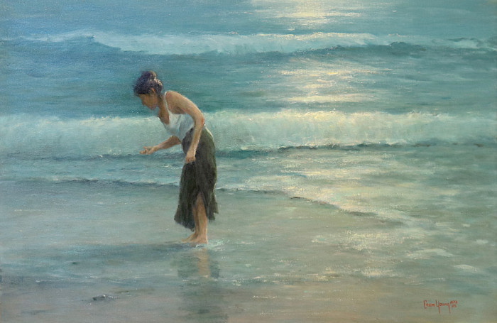 Cean Youngs, "A Little Starfish", oil, $12,500