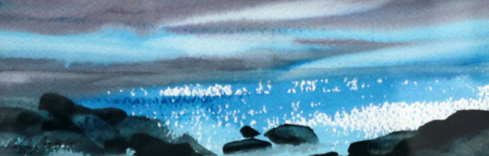 Acosta Ralph Glistening Sea Watercolor 450