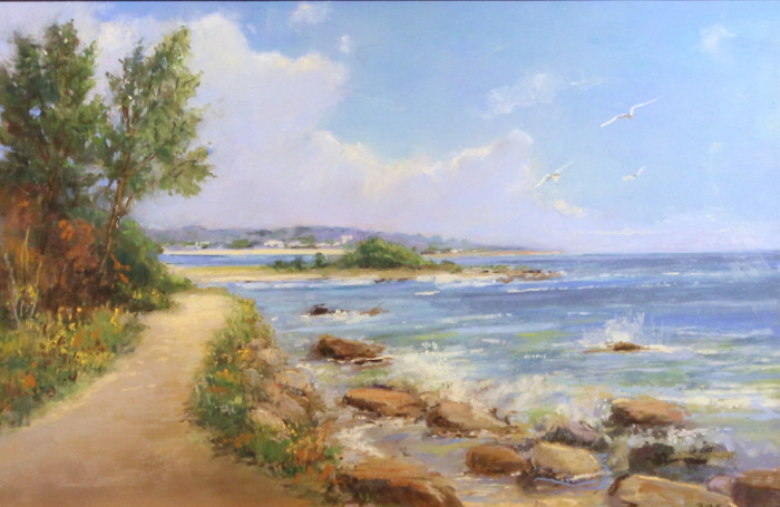 Schirmeier Beverly A. On the Rocks Pastel 825