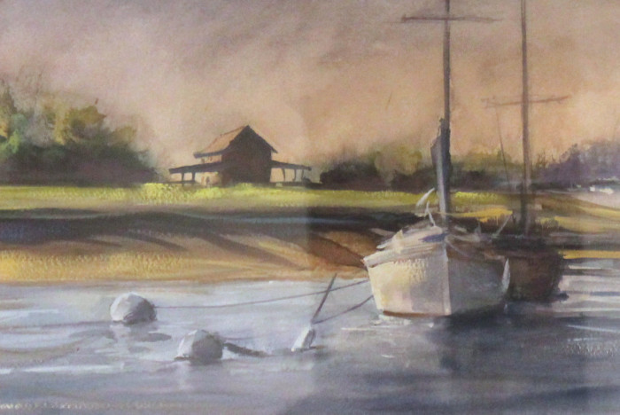 Plaziak Steven East River Afternoon Watercolor 300
