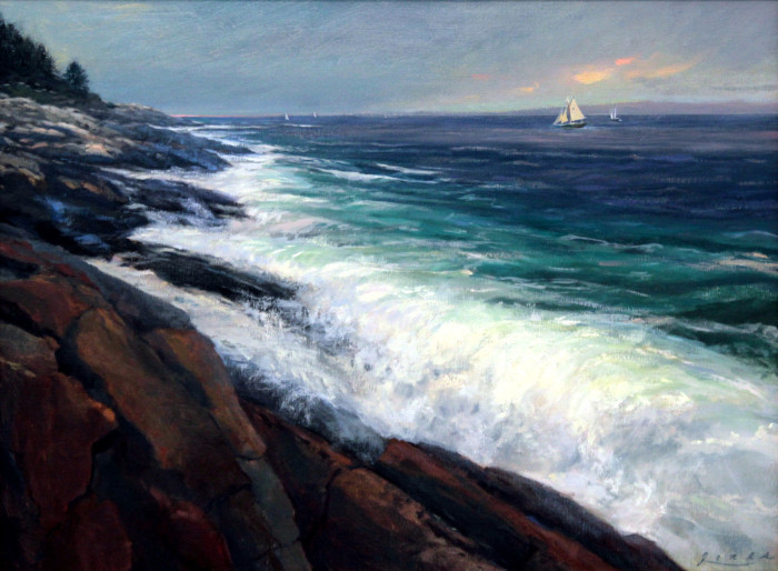 Jones Jaqueline Shores of the Pemequid Point Oil 4000