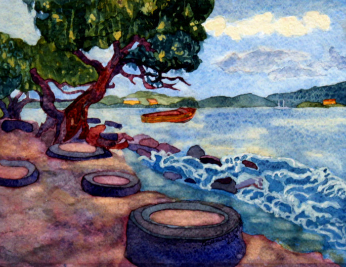 Clark-Nilsson Katherine Tire Balasts, Jamaica Watercolor 1200