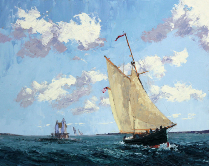 Park Howard  Beating Out of the Race Oil on Panel 3000