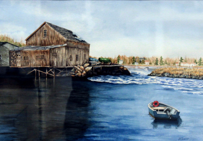 Tassmer Jennifer  View of Cohasset Watercolor 795