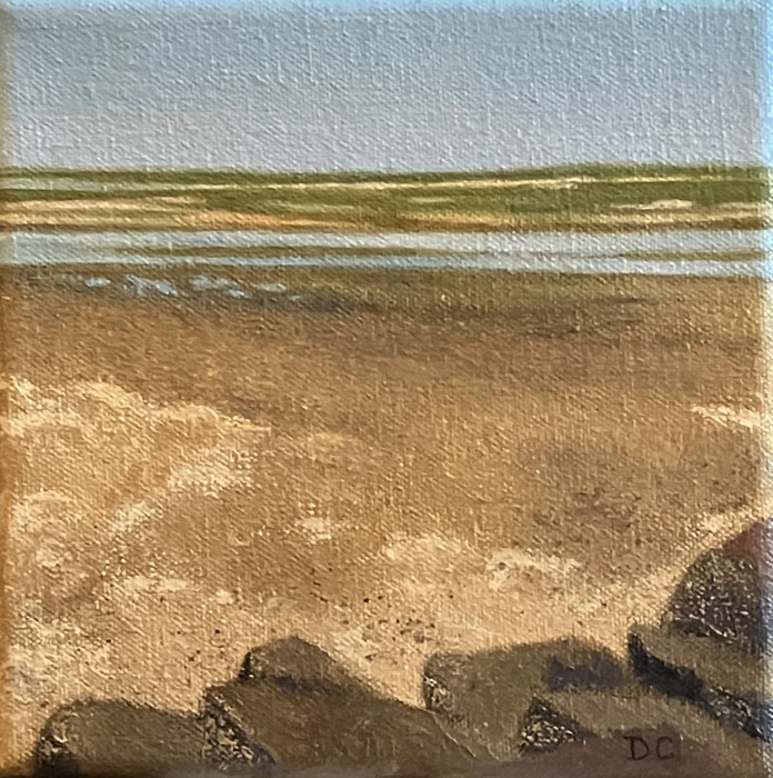 Chandler Diane  Low Tide from the Causeway Oil 160