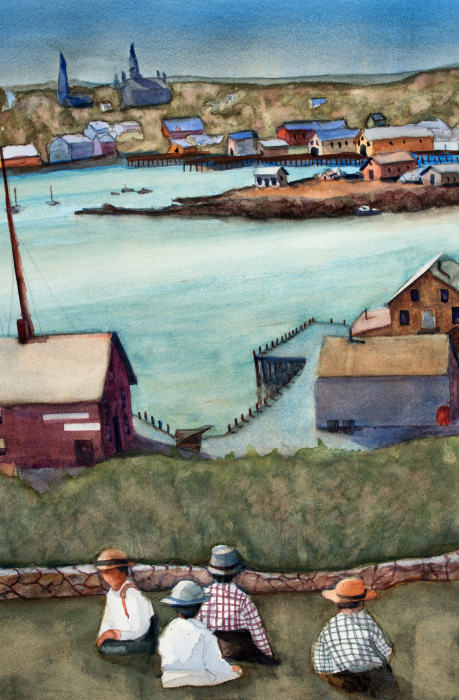 Murray John The Crows Nest Watercolor 975