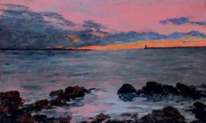 Salerno Nick  Stonington Sunset Acrylic 300