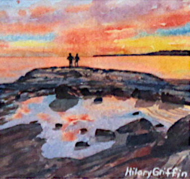 Griffin Hilary  Tidal Reflections Watercolor 195