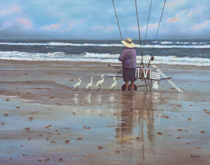 Boisvert DeStefanis Linda  Fishing with Friends Oil 8500