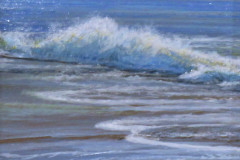 Bach, Del-Bourree, "Summer Surf", acrylic, $400