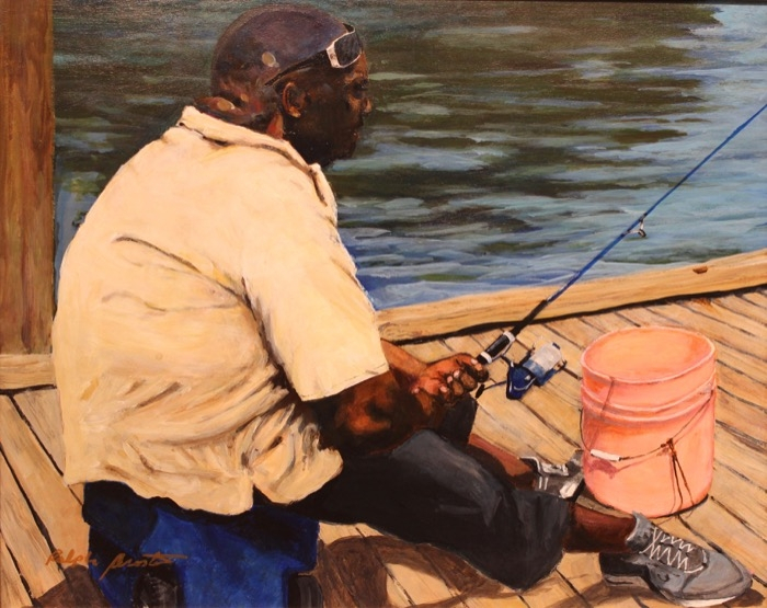 Ralph Acosta	, 	Patience	, 	acrylic	,	$2,600