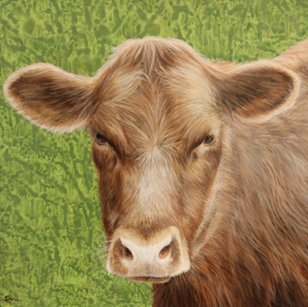 Del-Bouree Bach	, 	Pretty Boy	, 	acrylic	,	$2,900