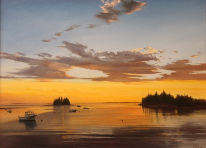 John Canale	, 	Quiet Time	, 	oil	,	$1,700