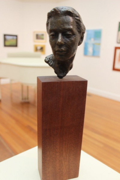 Donna Colburn	, <i>	St. Helena	</i>, 	wood & bronze	,	$975