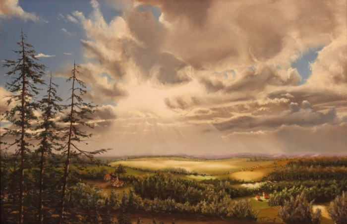 Robert T. Dietz	, 	Spotlight	, 	pastel	,	$2,800