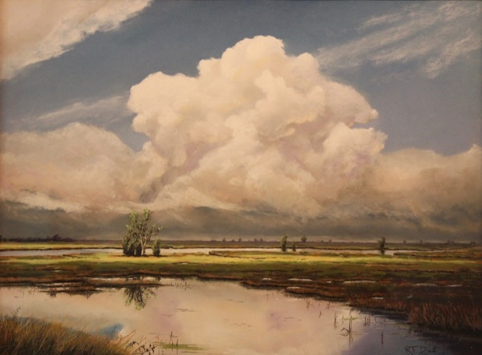 Robert T. Dietz	, 	Thunderhead Building	, 	pastel	,	$1,700