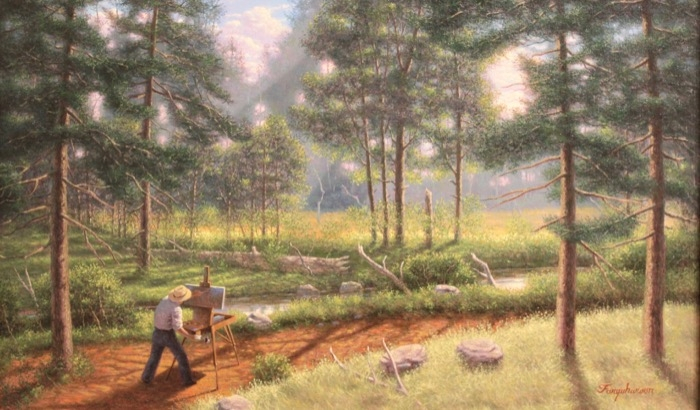 Alexander Farquharson	, 	Summer Painter	, 	oil	,	$1,200