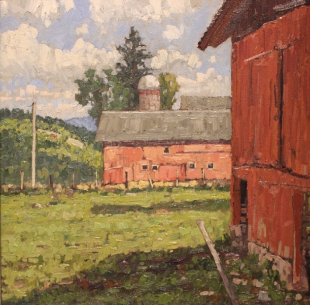 Jim Laurino	, 	Coopers View	, 	oil	,	$2,000