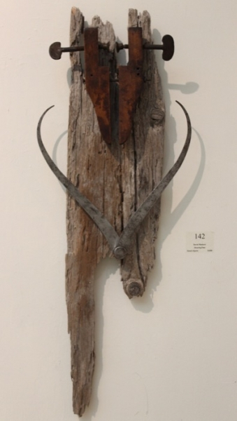 David Madacsi	, 	ShearingTime	, 	found objects	,	$4,400
