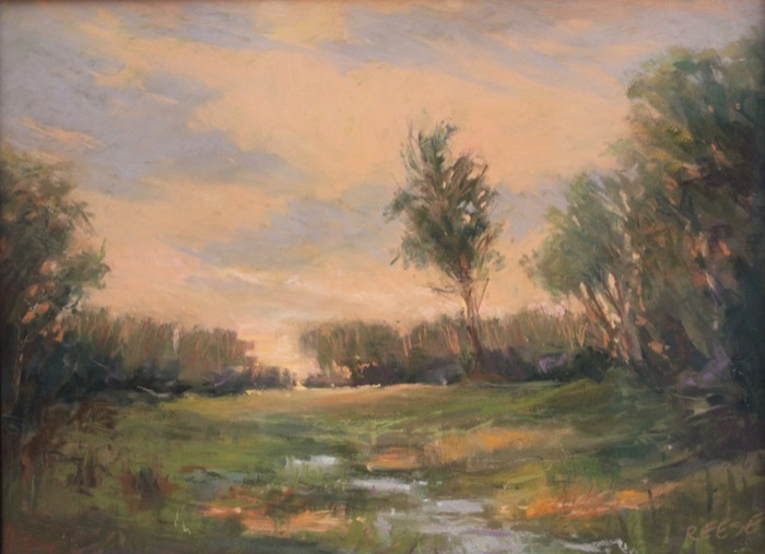 Pamela Reese	, 	After the Rain	, 	pastel	,	$850