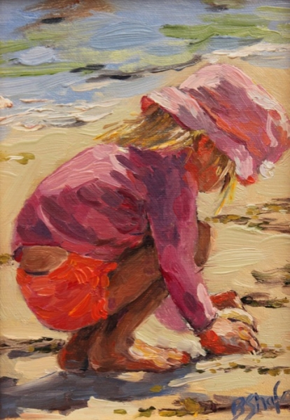 Betsy  Shafer	, 	Finding Treasures	, 	oil	,	$295