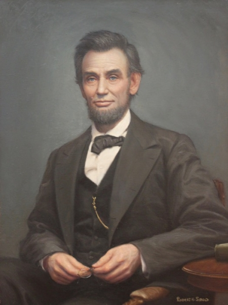 Robert H. Sibold	, 	President Lincoln	, 	oil	,	$30,000