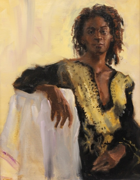 Jennifer Sims	, 	Summer Heat	, 	oil	,	$1,000