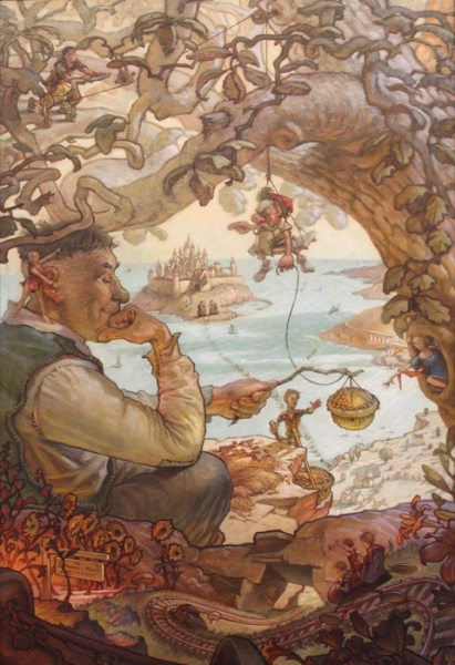 Anthony Venti	, 	The Giant	, 	oil	,	$20,000