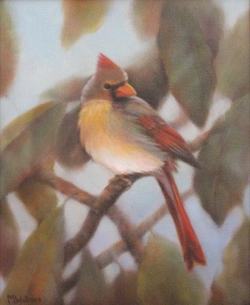 Melanie Watrous	, 	A Backward Glance	, 	oil	,	$650