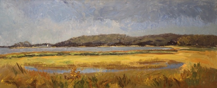 Nelson White	, 	Mashomack Point	, 	oil	,	$24,000