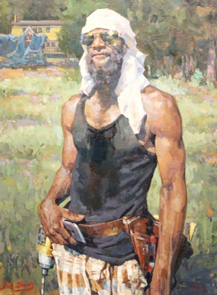 Christopher Zhang	, 	Summer Job	, 	oil	,	$16,000