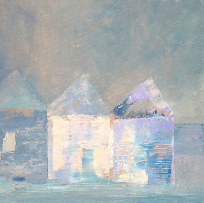 Teri Banas, "Ethereal Blues", acrylic, $1,500