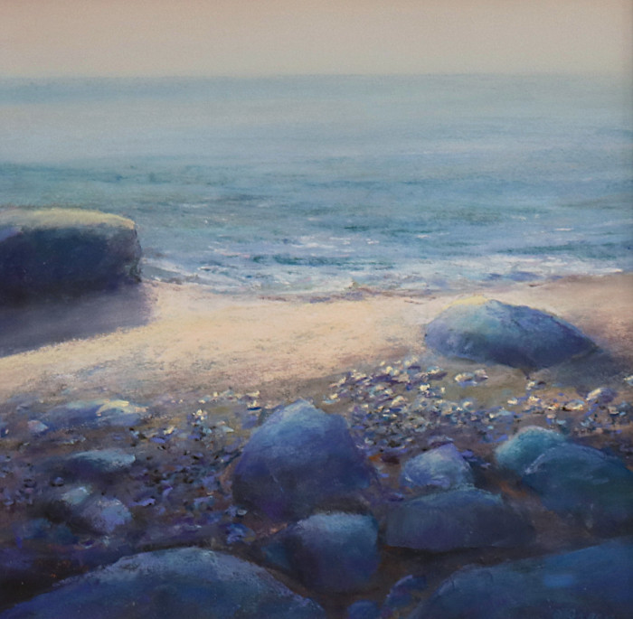 Deborah Greco, "Lingering Light", pastel, $400