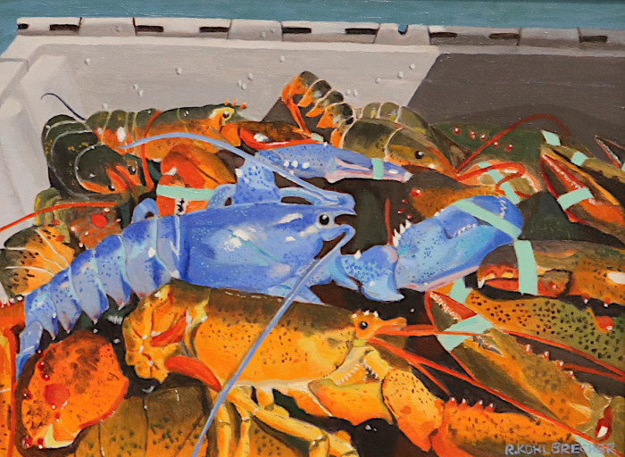 Richard Kohlbrecher, "One In Two Million", oil, $450
