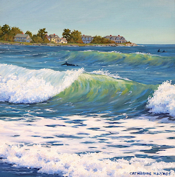Catherine Raynes, "Morning Swells", oil, $895