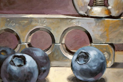 Brian McClear, "Blueberries to Size", oil, $550
