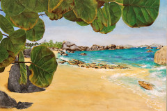Greg Murry, "Caribbean Blue", acrylic, $1,525