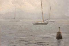 Catherine Puccio, "Misty Morning", oil, $3,500