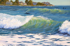 Catherine Raynes, "Morning Swells", oil, $895