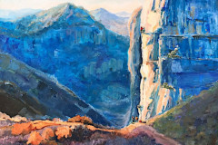 Blanche Serban, "To the Summit", oil, $1,495