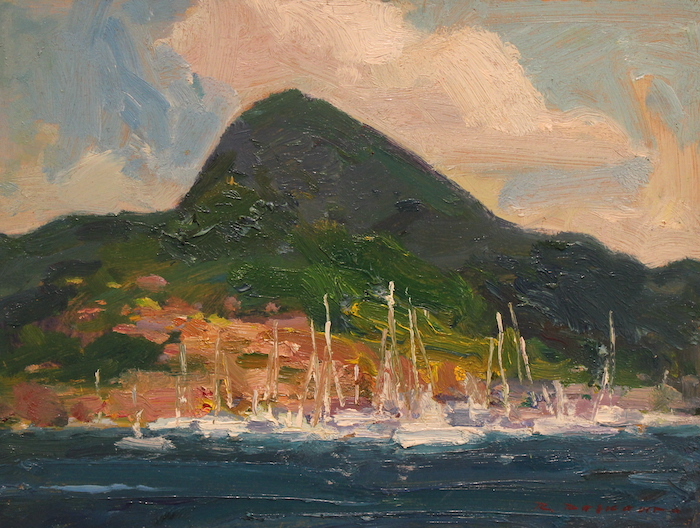 Rick Daskam, "Saint Maarten #1", oil, $950